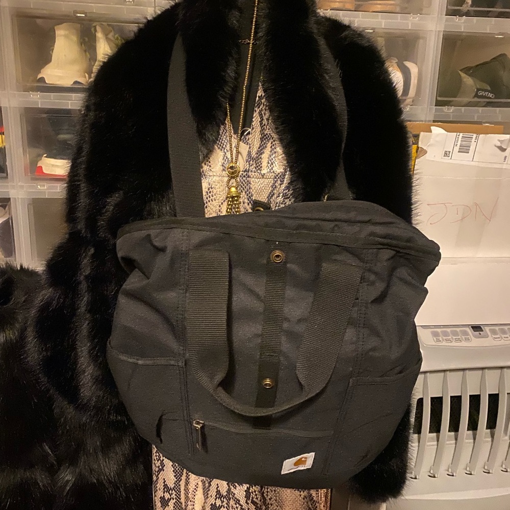 Carhartt Black Crossbody Back Pack 2 in 1